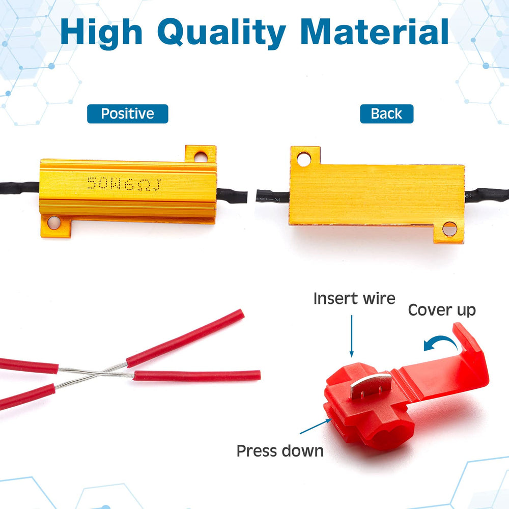 Xuhal being installed on a wiring harness demonstrating easy parallel wiring benefit