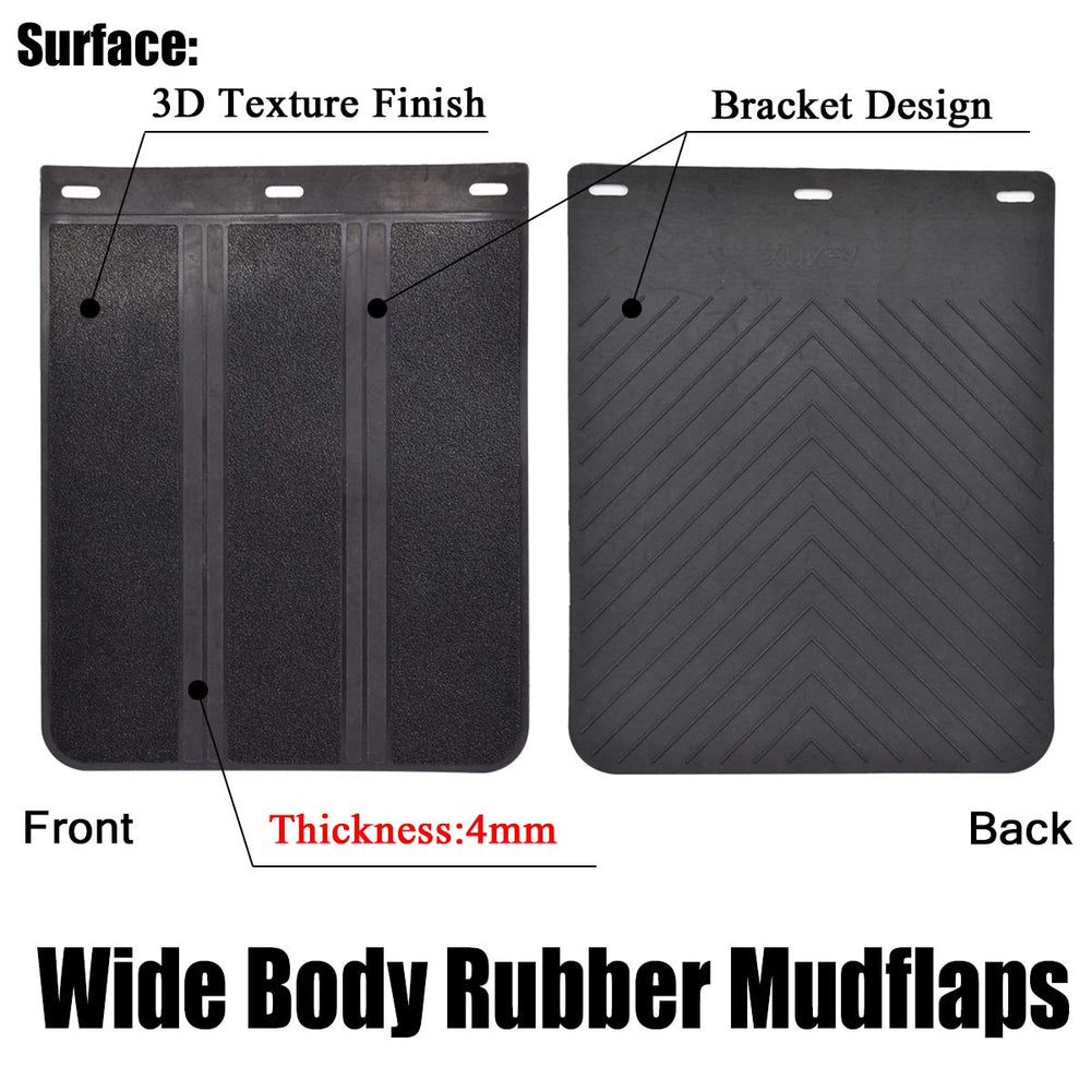 XUKEY close-up of rubber texture highlighting 4mm thickness and tear resistance benefit