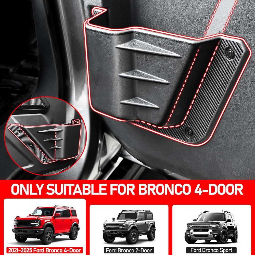 XWQZ rear door pocket installed providing extra organization benefit