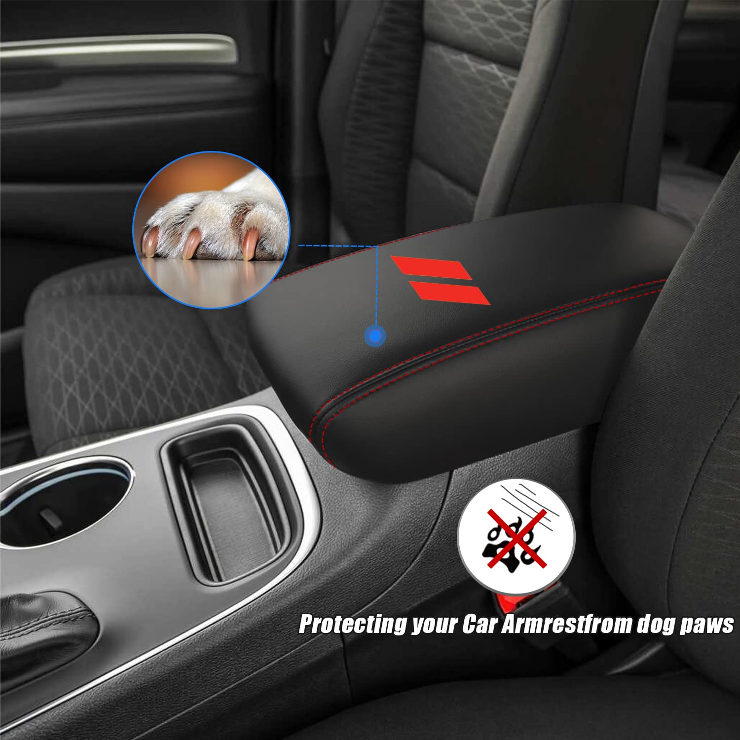 XYHGM cover concealing scratches and protecting console from spills