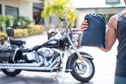 XYZCTEM cover in use outdoors shielding bike from rain and dust