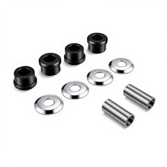 XYZMT pair of chrome and cast finish washers with bushings, ensures correct mounting
