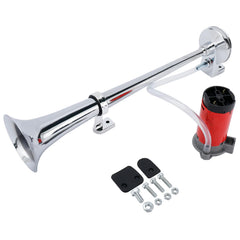 YaeTek front view of single trumpet horn showing compact profile and strong sound