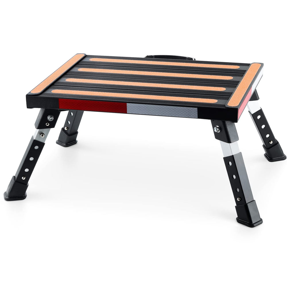 Yagud front view of step stool showing stable platform and safety features