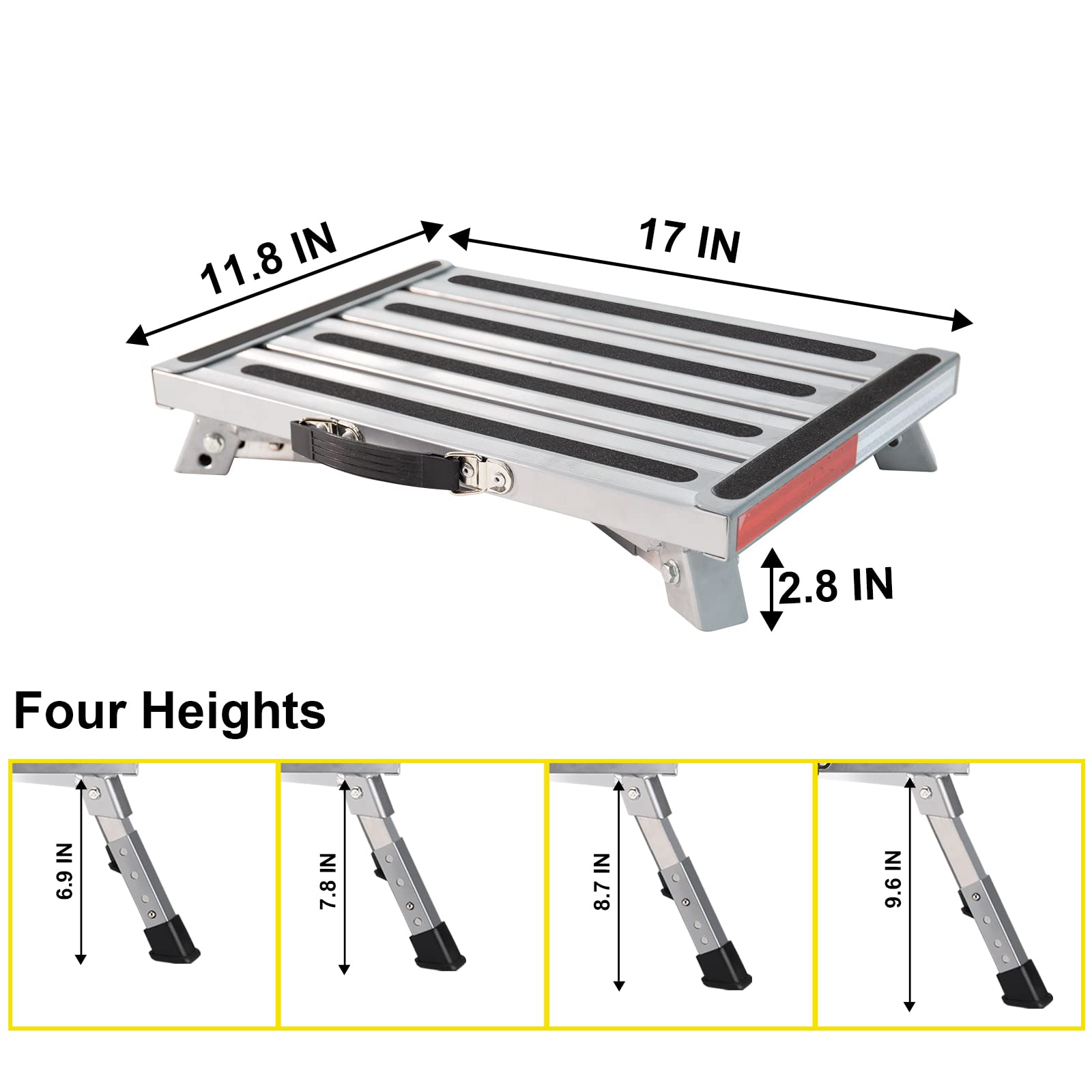 Yagud thickened rubber feet close-up preventing slippage on surfaces