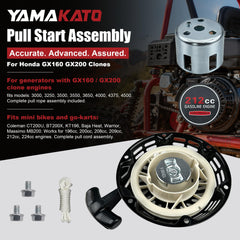 YAMAKATO mounted on a portable generator illustrating compatibility and restore function