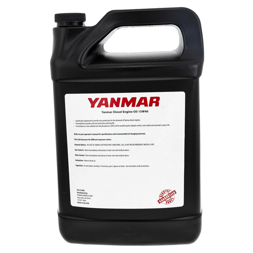close-up of YANMAR 41540G label and specifications, quick verification of compatibility benefit