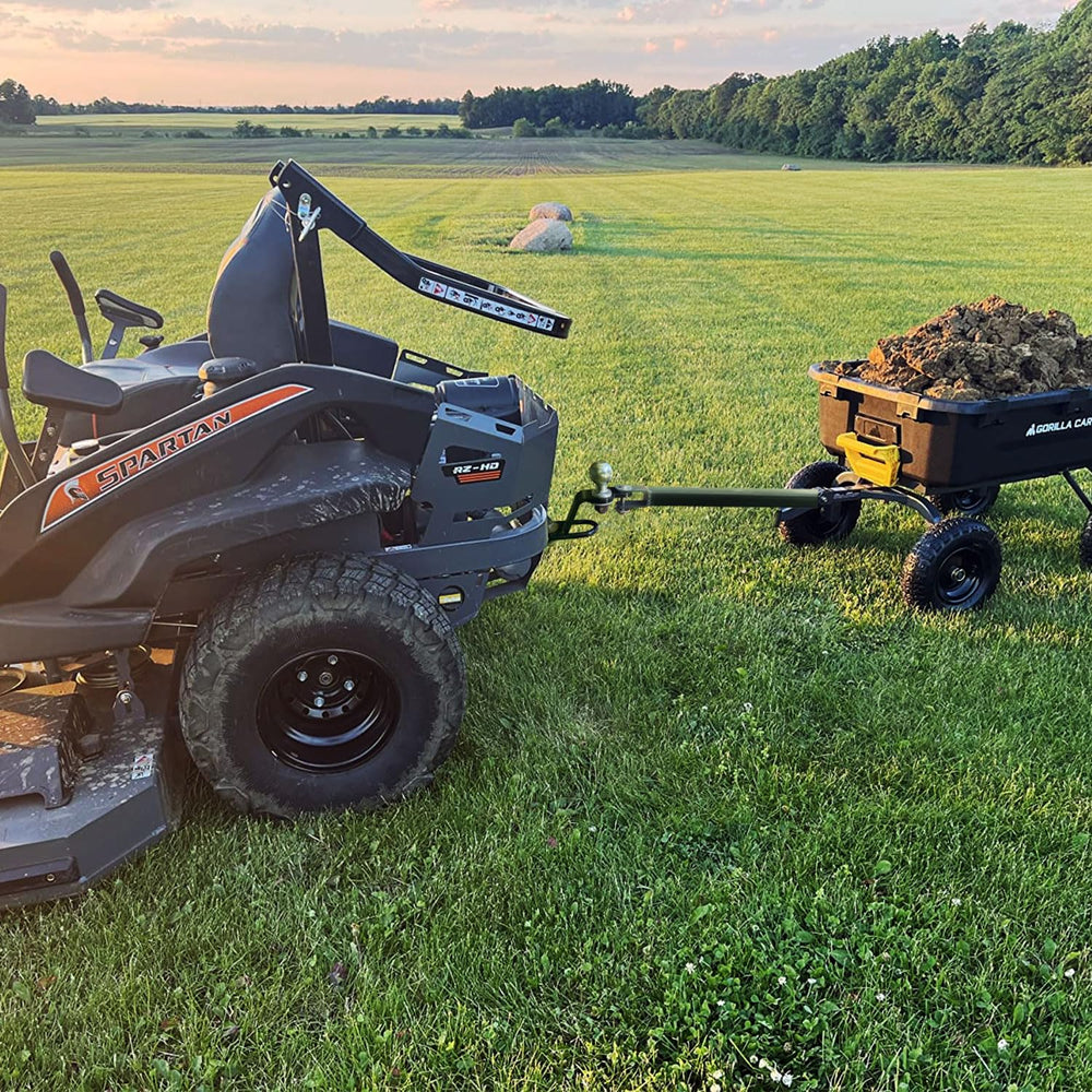 Yantuo hitch towing a trailer showing compatibility and easy switching benefit