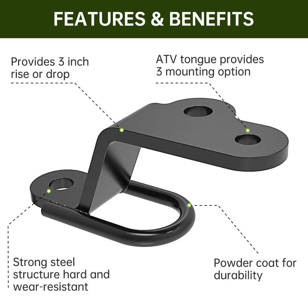 Yantuo side profile of adapter illustrating compact, strong steel construction