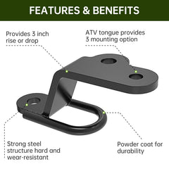 Yantuo side profile of adapter illustrating compact, strong steel construction
