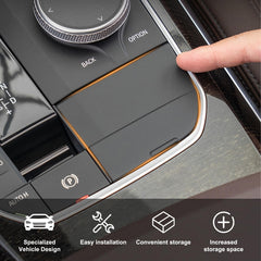 YAOBINID open flip-top compartment revealing organized storage benefit