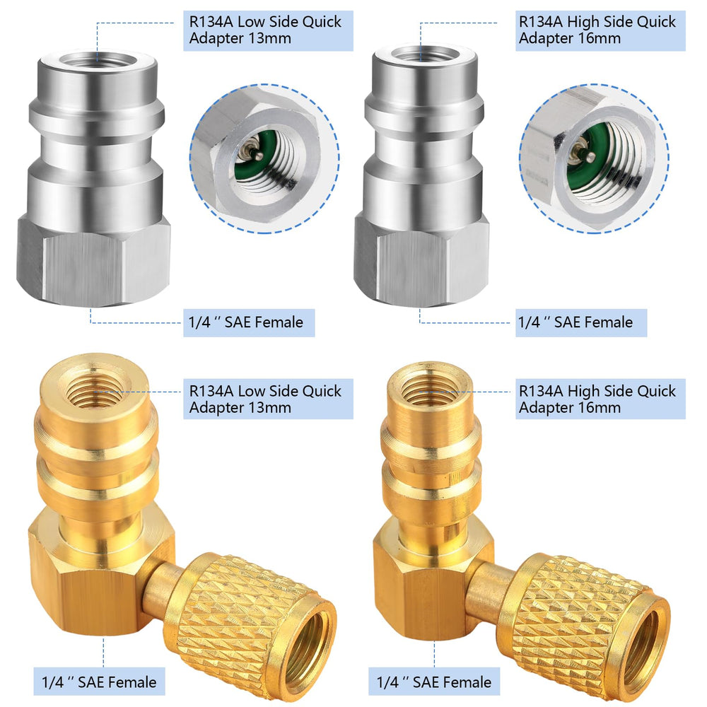 Yaocom close-up of brass adapter threads for durable leak-resistant connections