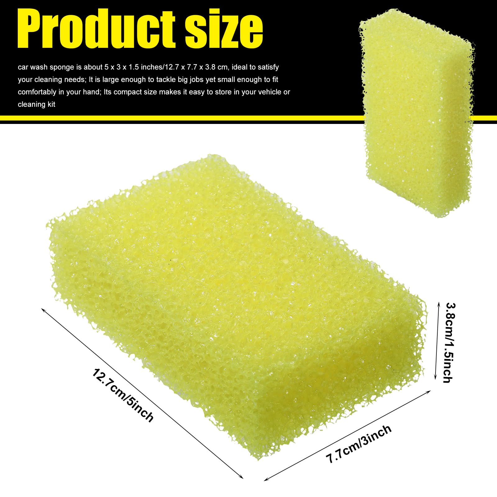 Yaomiao close-up of sponge texture revealing scrubbing surface for gentle cleaning