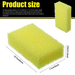 Yaomiao close-up of sponge texture revealing scrubbing surface for gentle cleaning