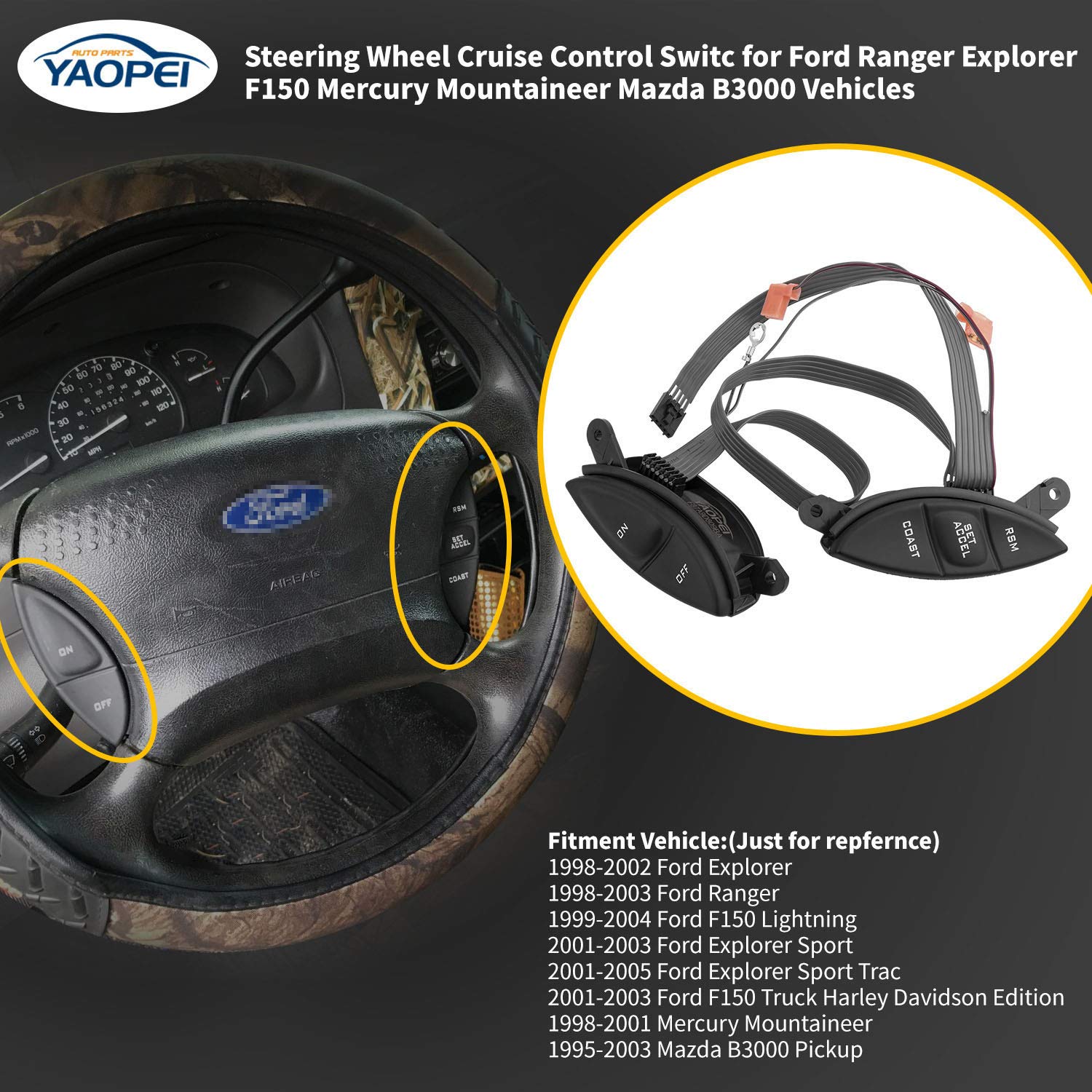 YAOPEI wiring harness connector for plug-and-play installation benefit