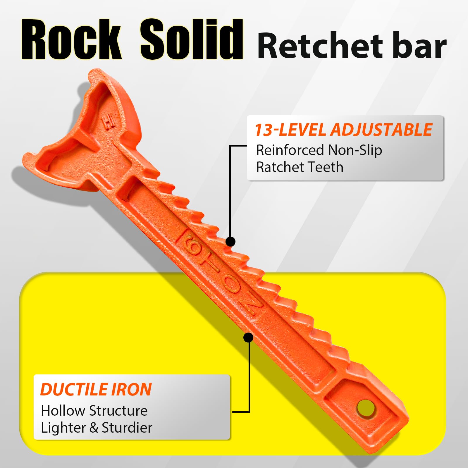 YATOINTO wide pyramid base close-up for improved load distribution and balance