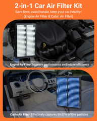 YAURENVA cabin filter layered structure showing HEPA and carbon benefits