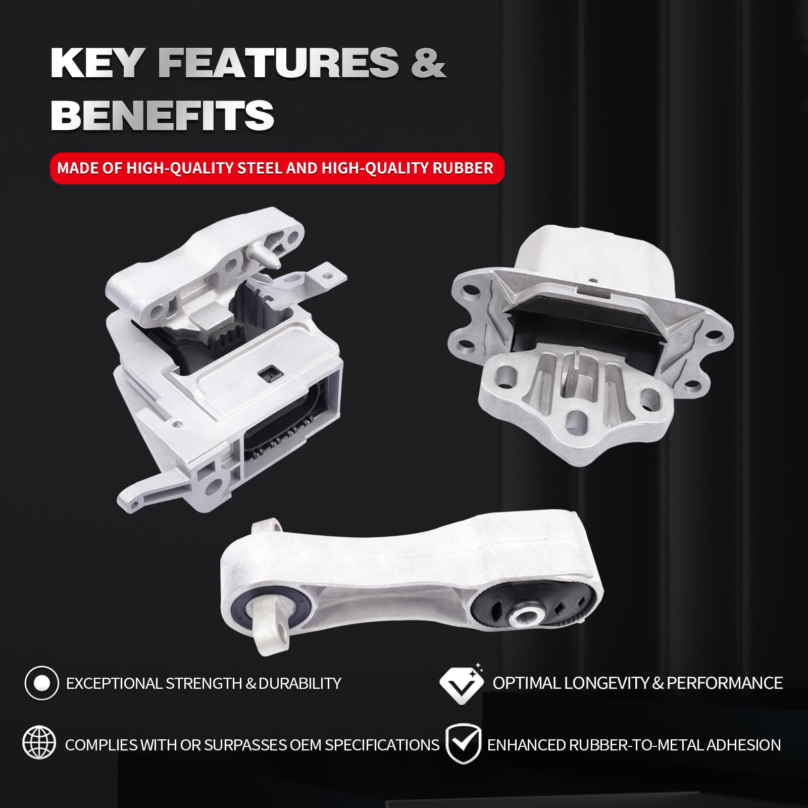 YBDDZH mount label and part numbers visible for easy OE cross-reference