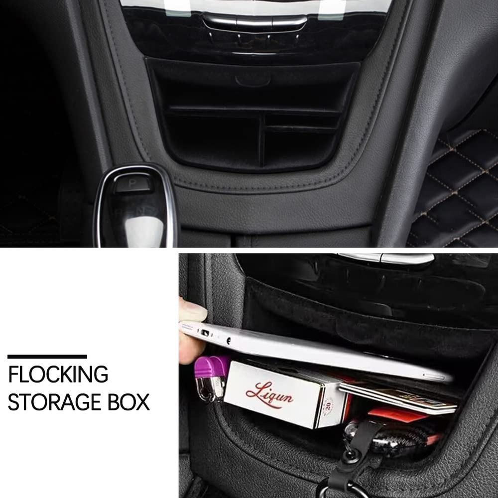 yboueo with phone keys and cards demonstrating organized compartments