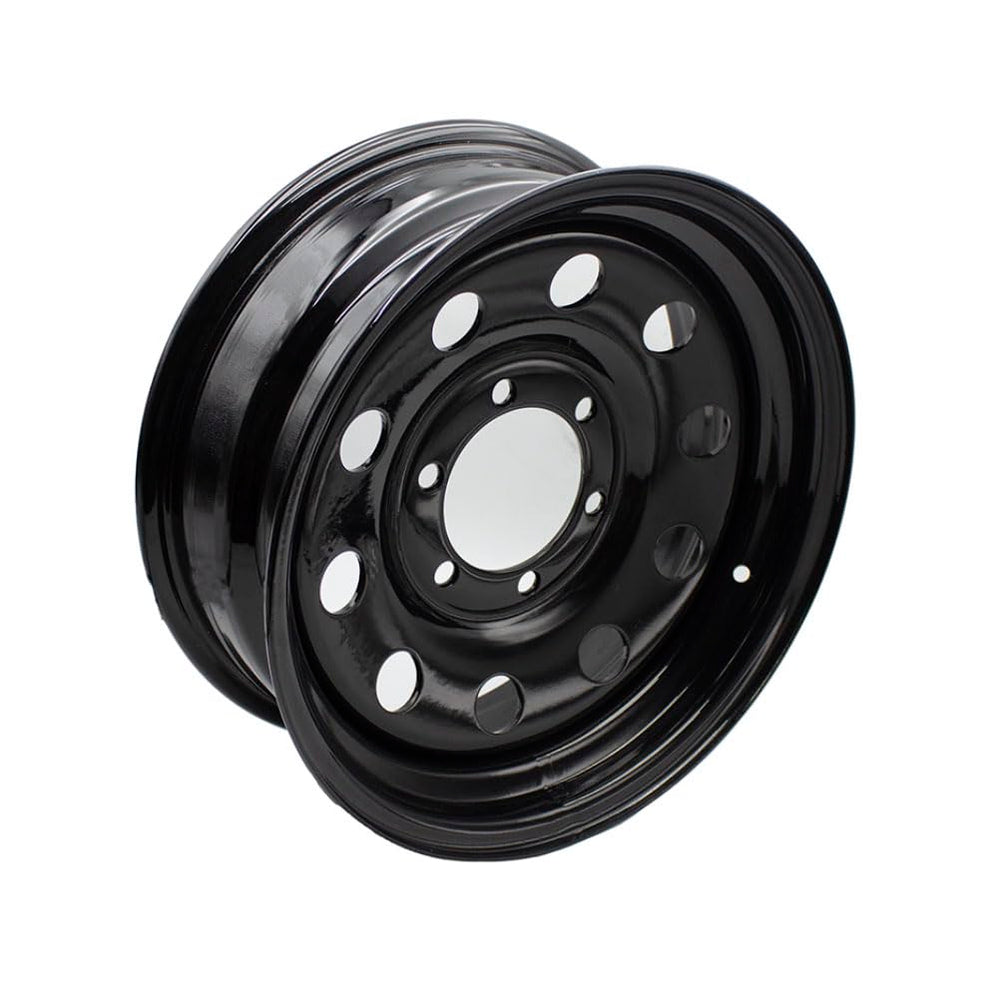 YDDVEHI front view of 16x6 trailer rim showing solid build and easy replacement