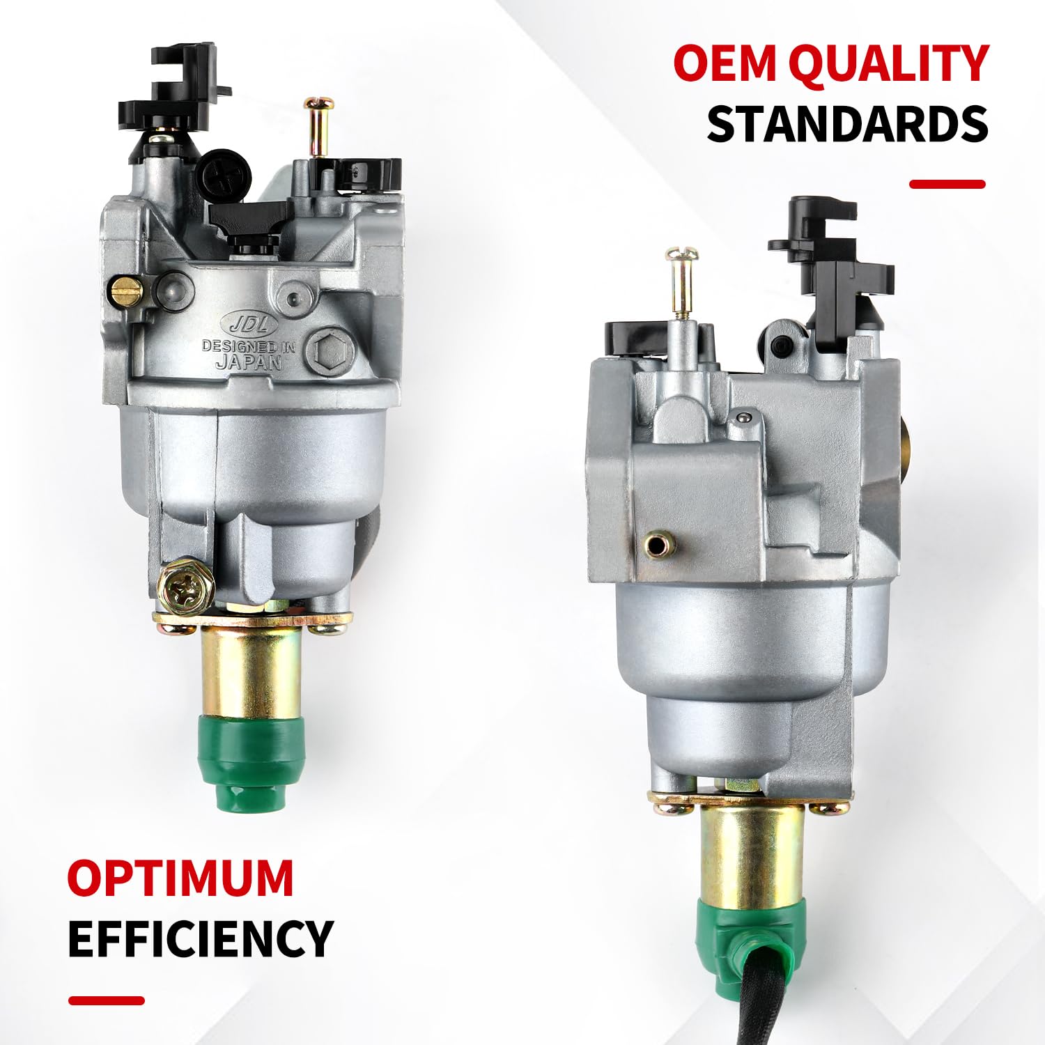 YDO carburetor installed in generator illustrating compatibility and performance