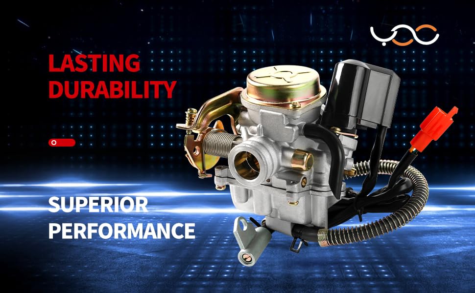 YDO carburetor packaged with seals and manifold for straightforward install