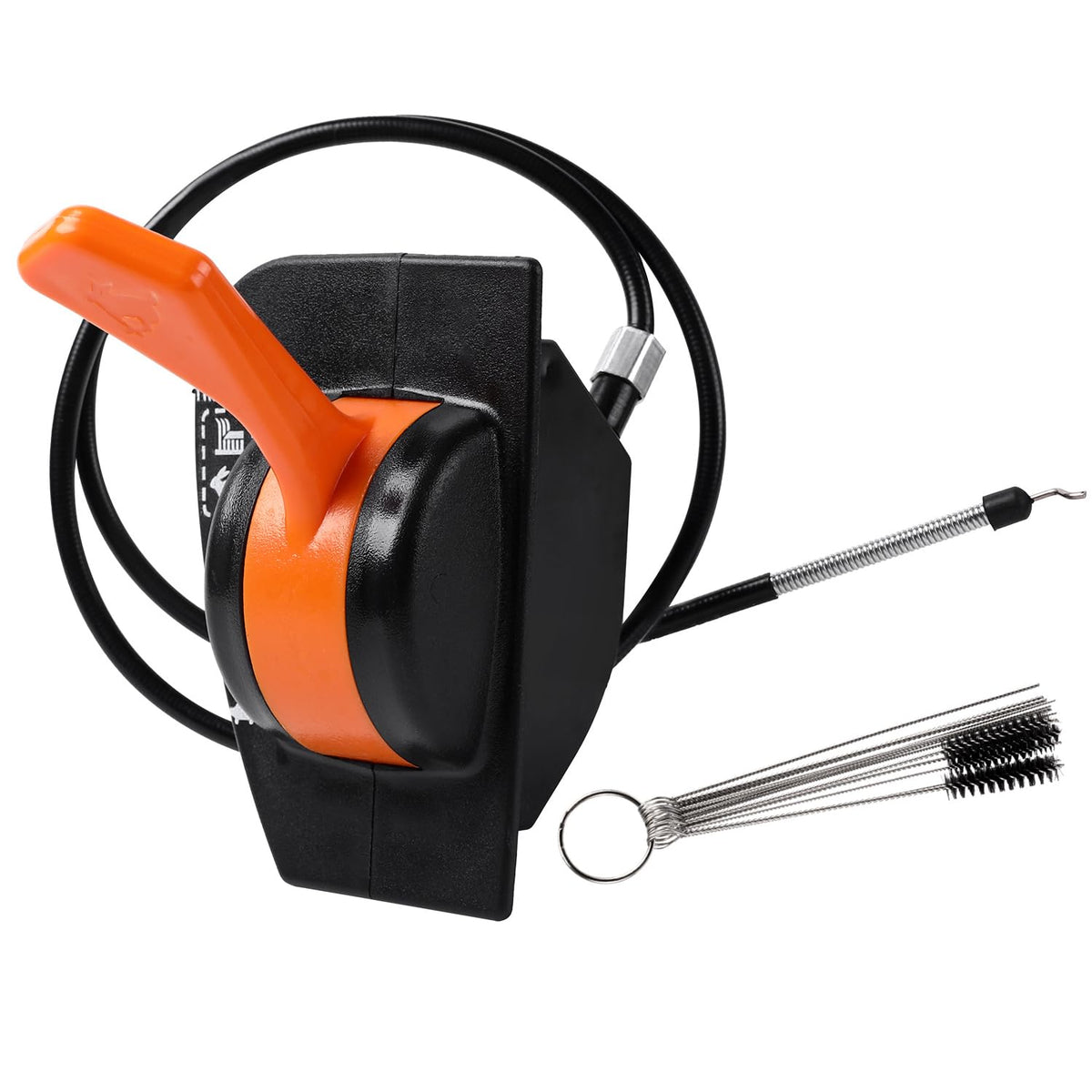 YDO throttle cable front view showing full assembly and fitment benefit