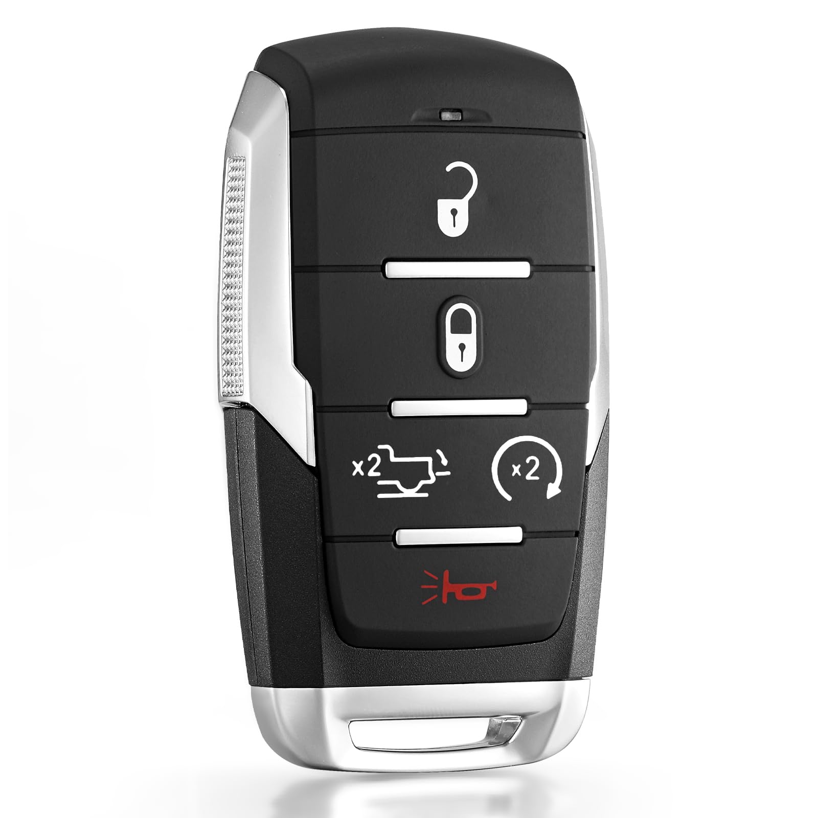 YDTHTLAH front view of key fob showing buttons and fit — reliable remote replacement