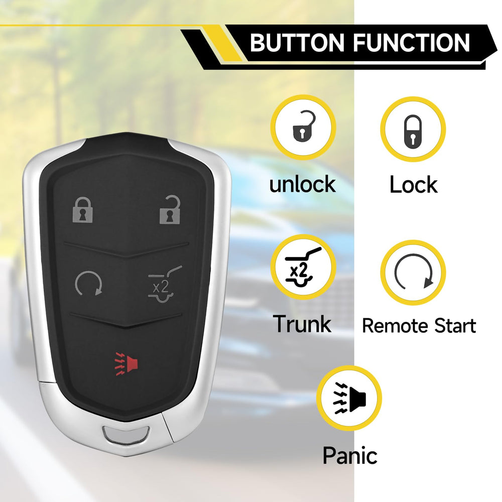 YDTHTLAH button close-up highlighting tactile keys for reliable remote control