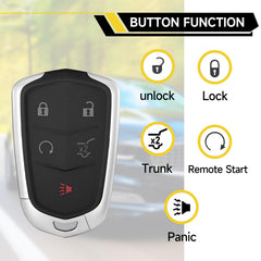YDTHTLAH button close-up highlighting tactile keys for reliable remote control