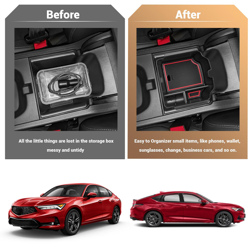 YEE PIN tray in car interior elevating console organization and tidy appearance