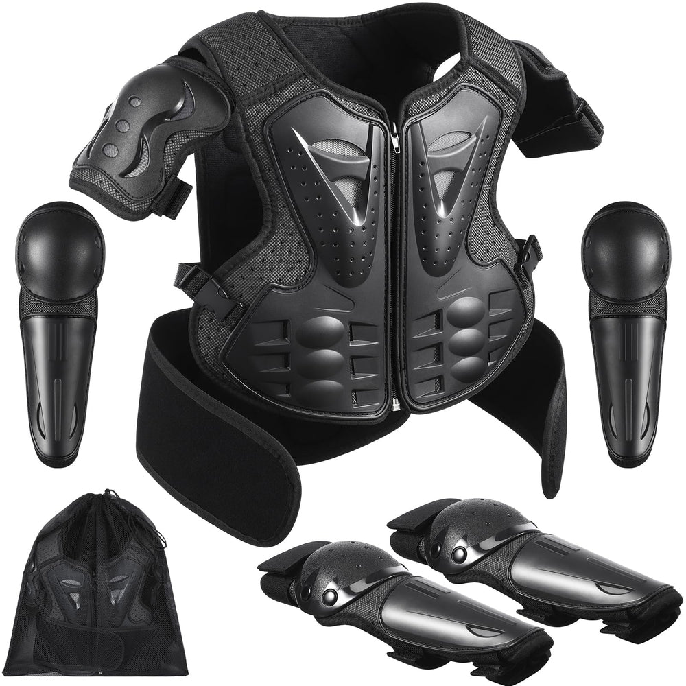 yeesport chest protector front view showing coverage and quick-zip convenience