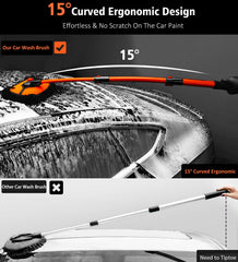 YeewayVeh extended handle cleaning SUV roof, provides safe reach without a ladder