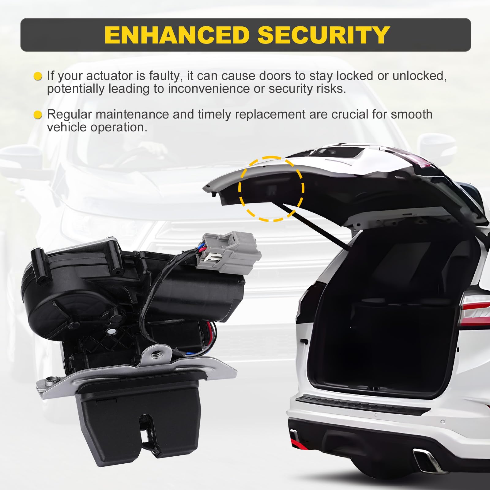 YEHERIT motor housing detail highlighting durable construction benefit