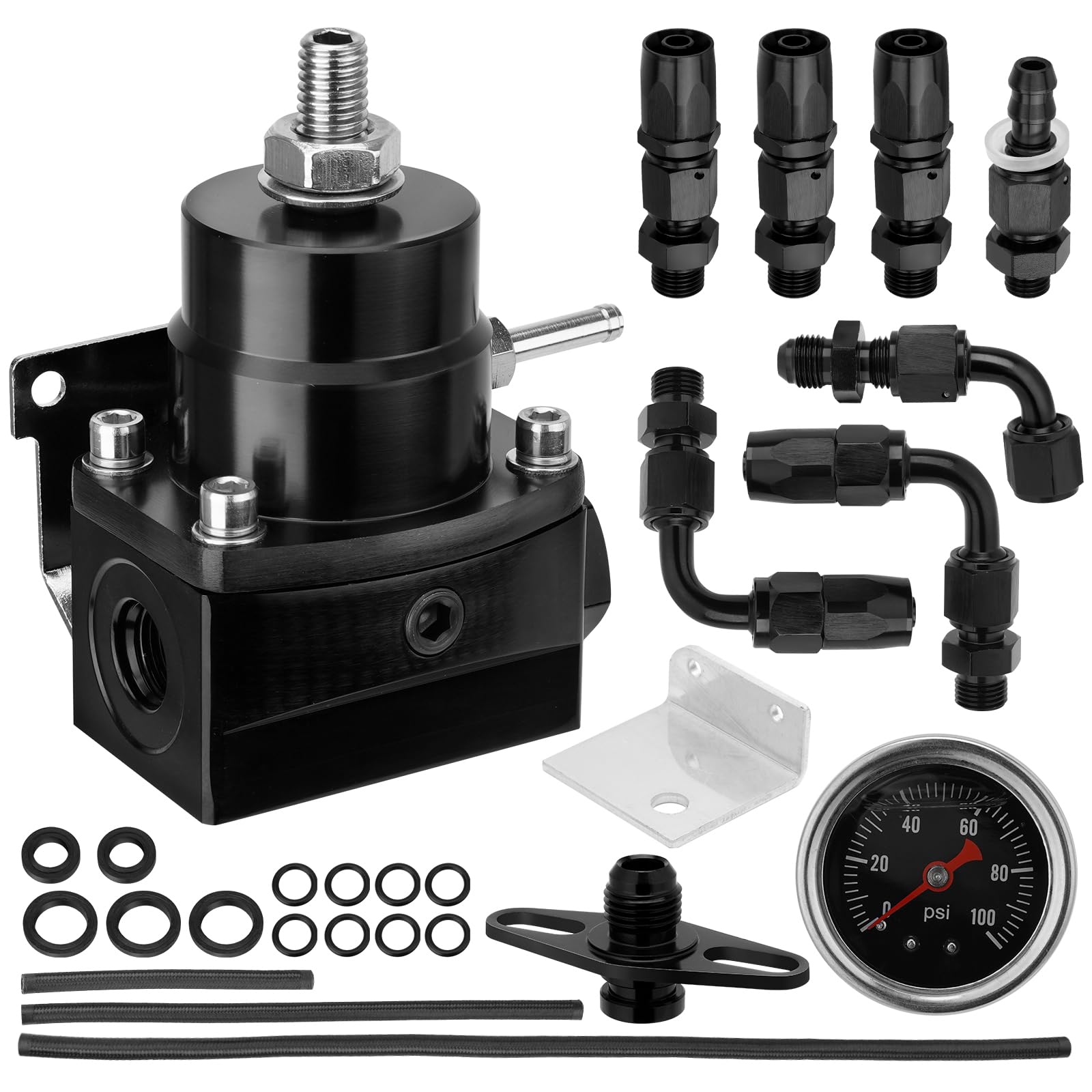 YEHERIT regulator front view showing compact body and inlet outlet for reliable pressure control