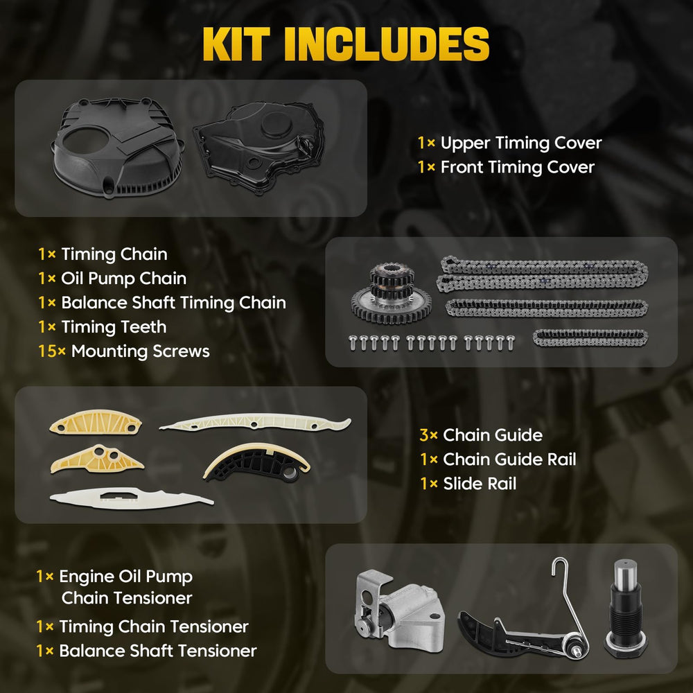YEHERIT chain tensioner detail displaying precise mechanism to maintain chain tension