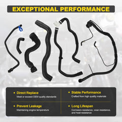 YEHERIT molded connector ends and bends demonstrating precise fit and leak prevention