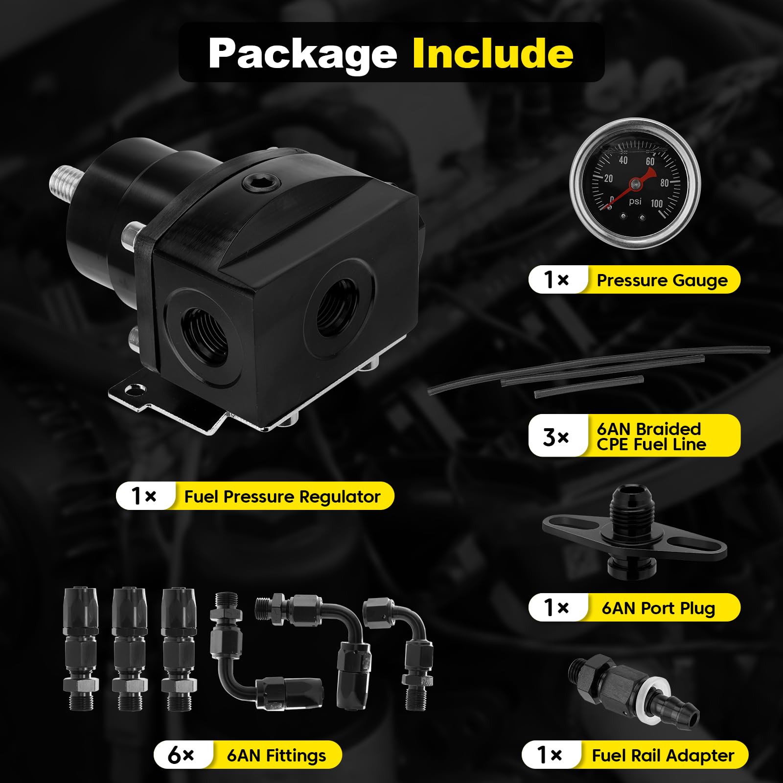 YEHERIT installation kit laid out in workshop conveying complete parts and straightforward assembly
