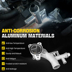 YEHERIT oil cooler hose and clips image highlighting included hardware for secure connections