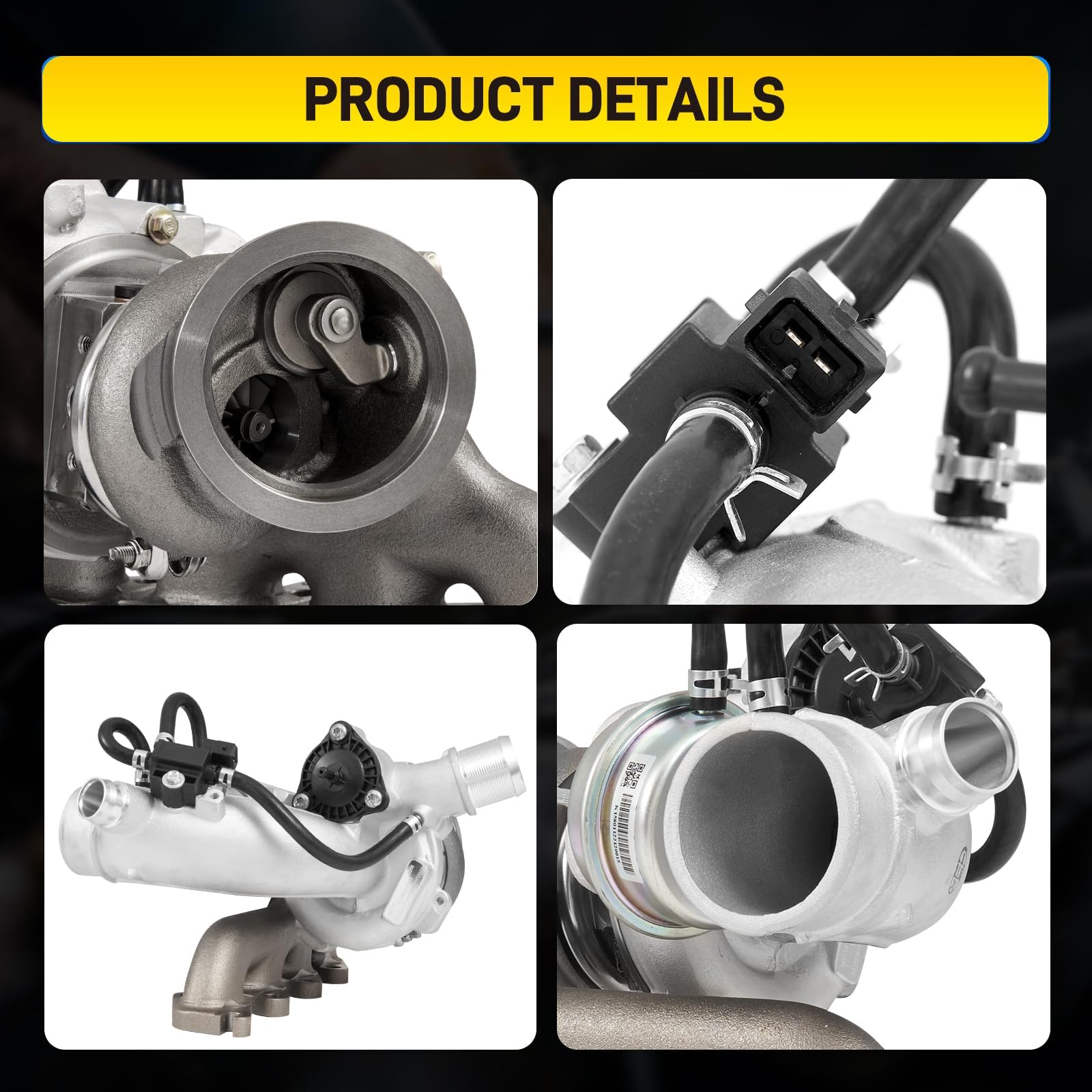 YEHERIT turbo installed under hood showing vehicle-ready fit and reliability