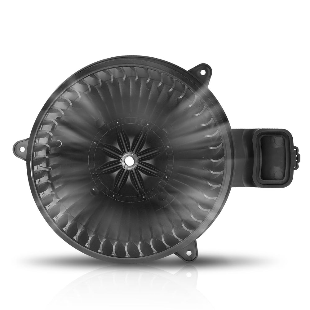 YEHERIT front view of blower motor showing mounting flanges and fan benefit reliable fit