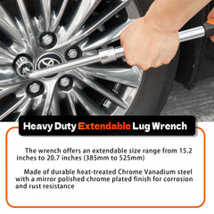 YEKEPRO telescoping handle extended demonstrating increased leverage advantage