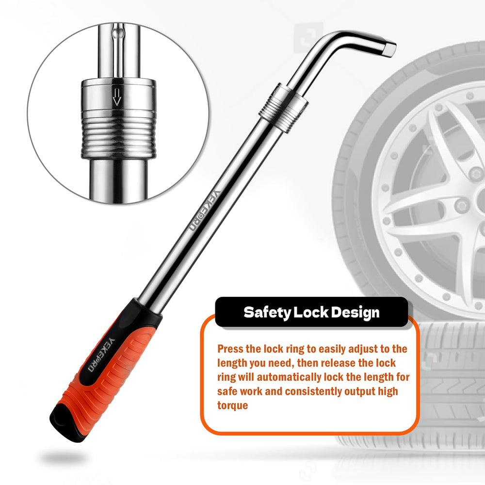 YEKEPRO wrench stored in car trunk illustrating compact portability benefit