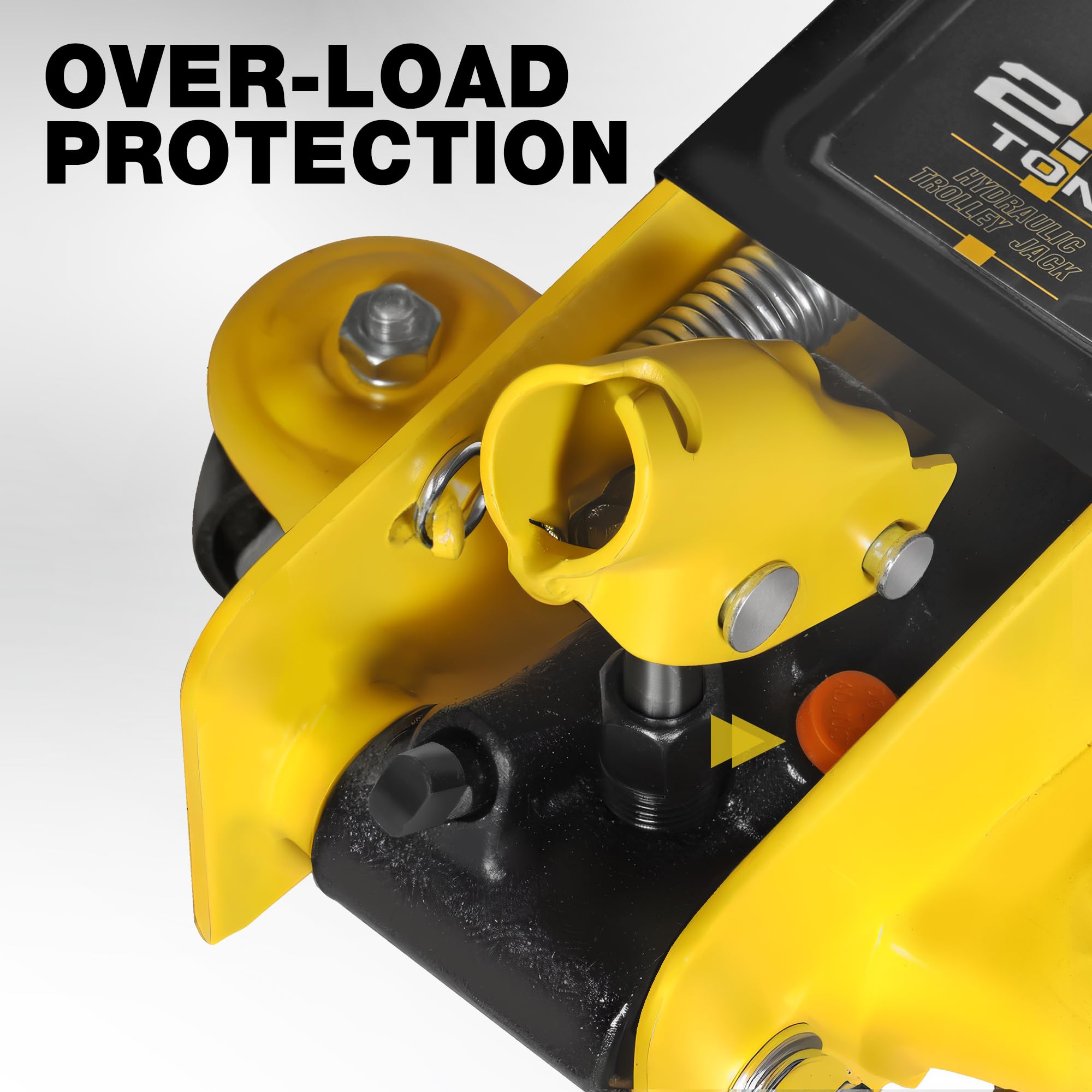 YELLOW JACKET casters and wheels close-up enabling easy positioning benefit