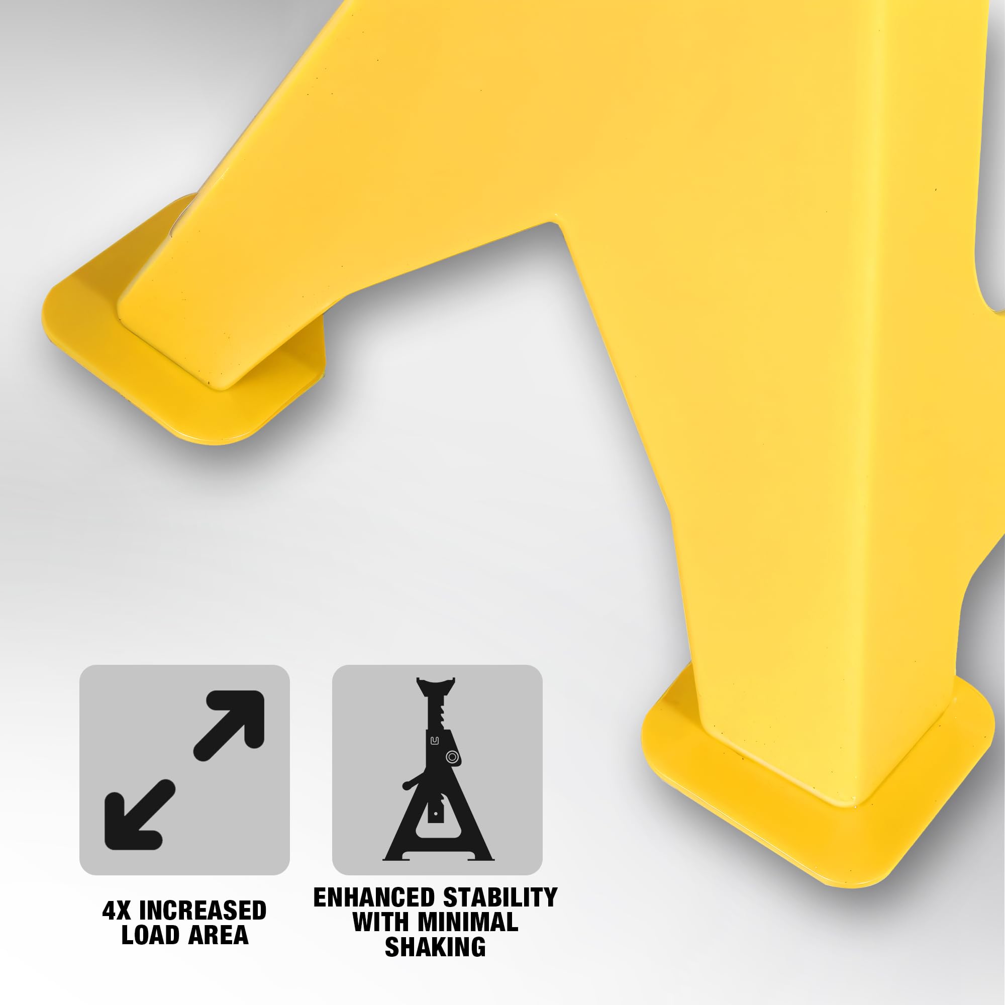 YELLOW JACKET handle and safety pin showing quick release and secure lock
