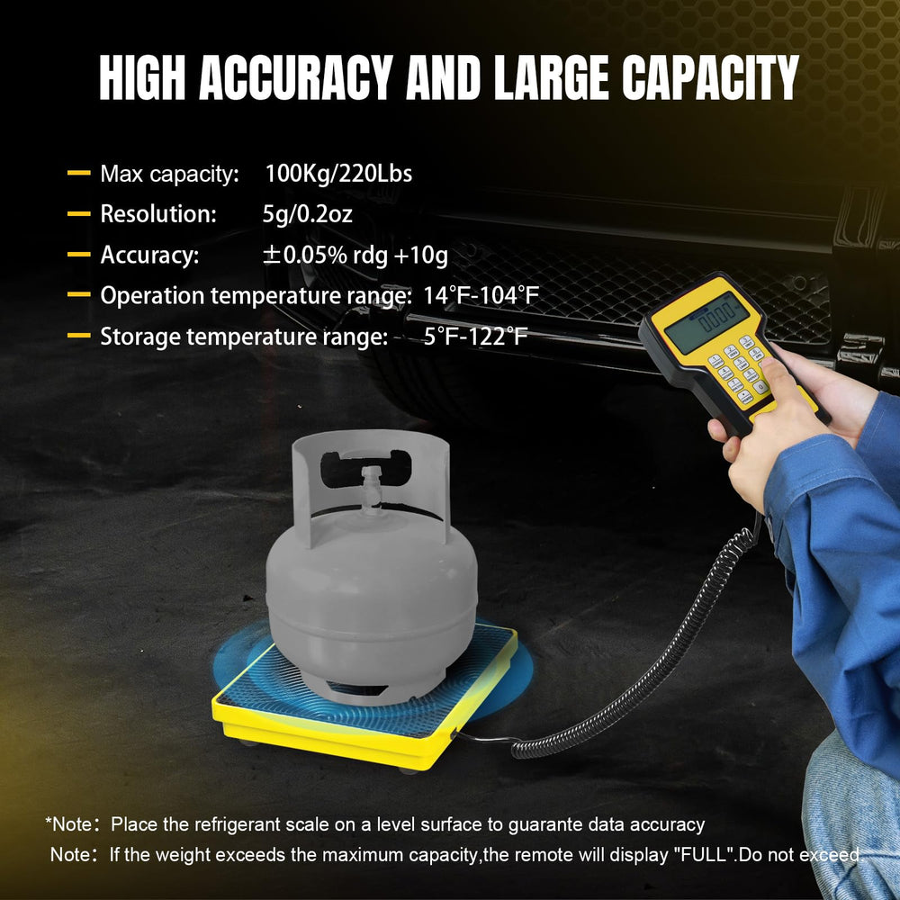 YELLOW JACKET remote LCD backlight displayed for easy nighttime readings