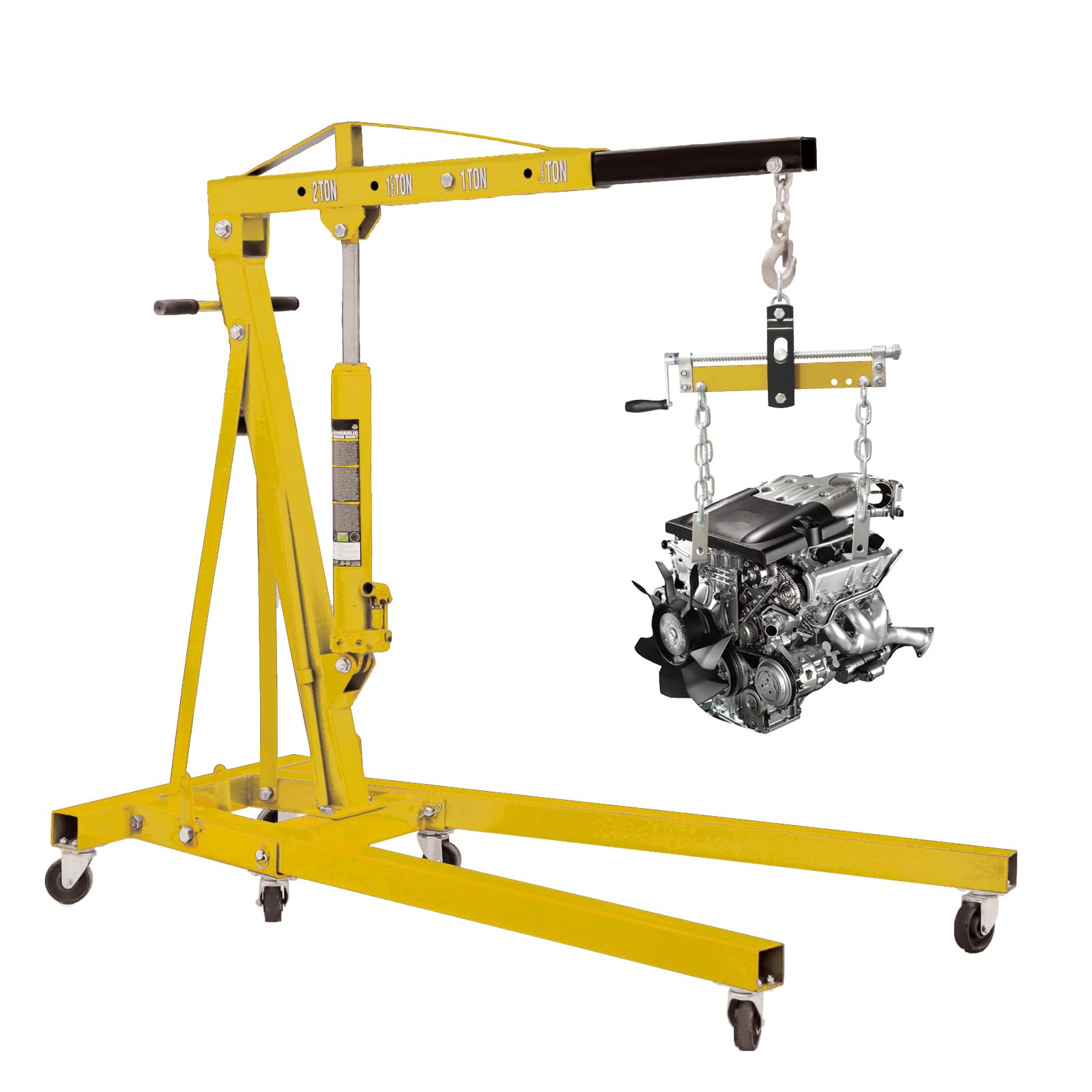 YELLOW JACKET leveler beside toolbox for scale comparison to show compact storage and transportability