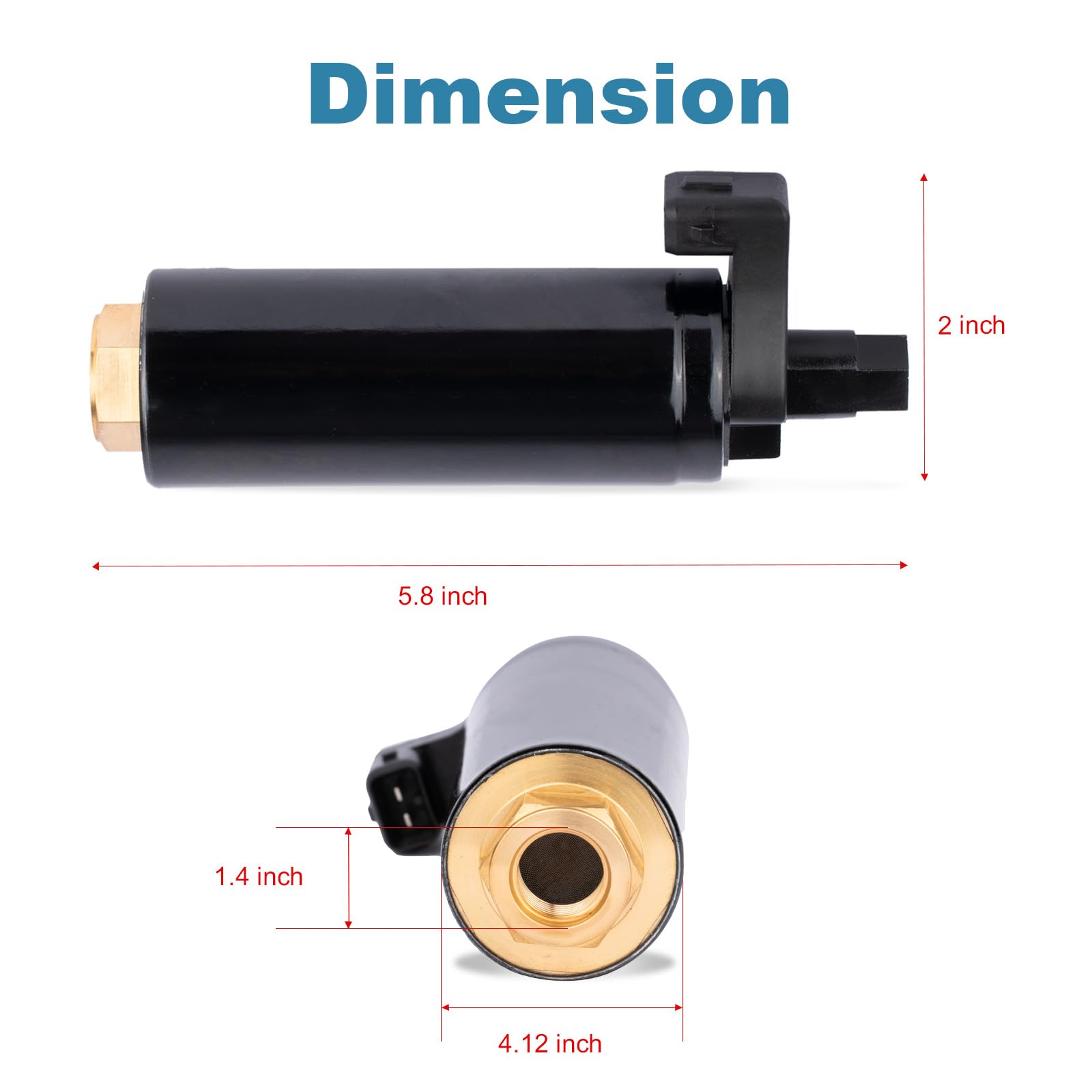 Yeoflagtrade pump mounted on fuel filter housing demonstrating correct fitment
