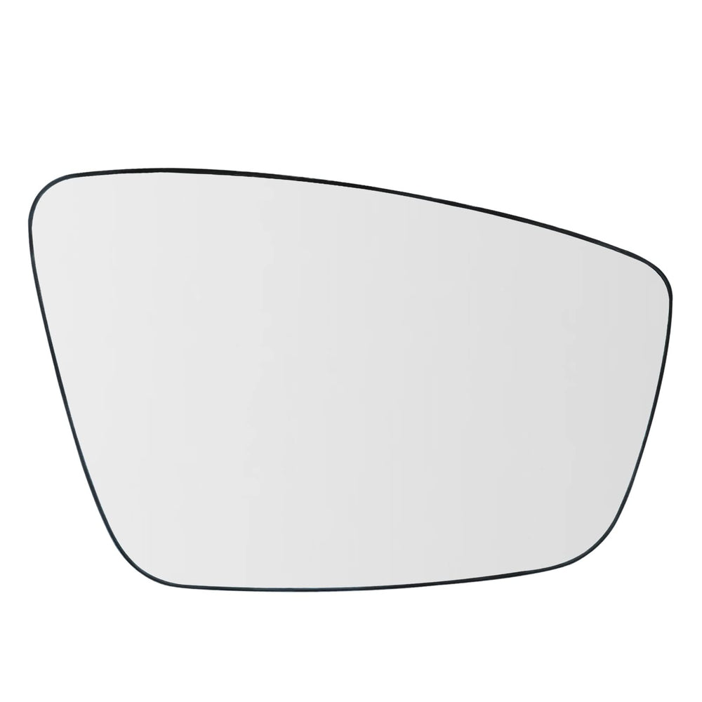 Yeparie front view of passenger side mirror glass showing ready-to-install fit