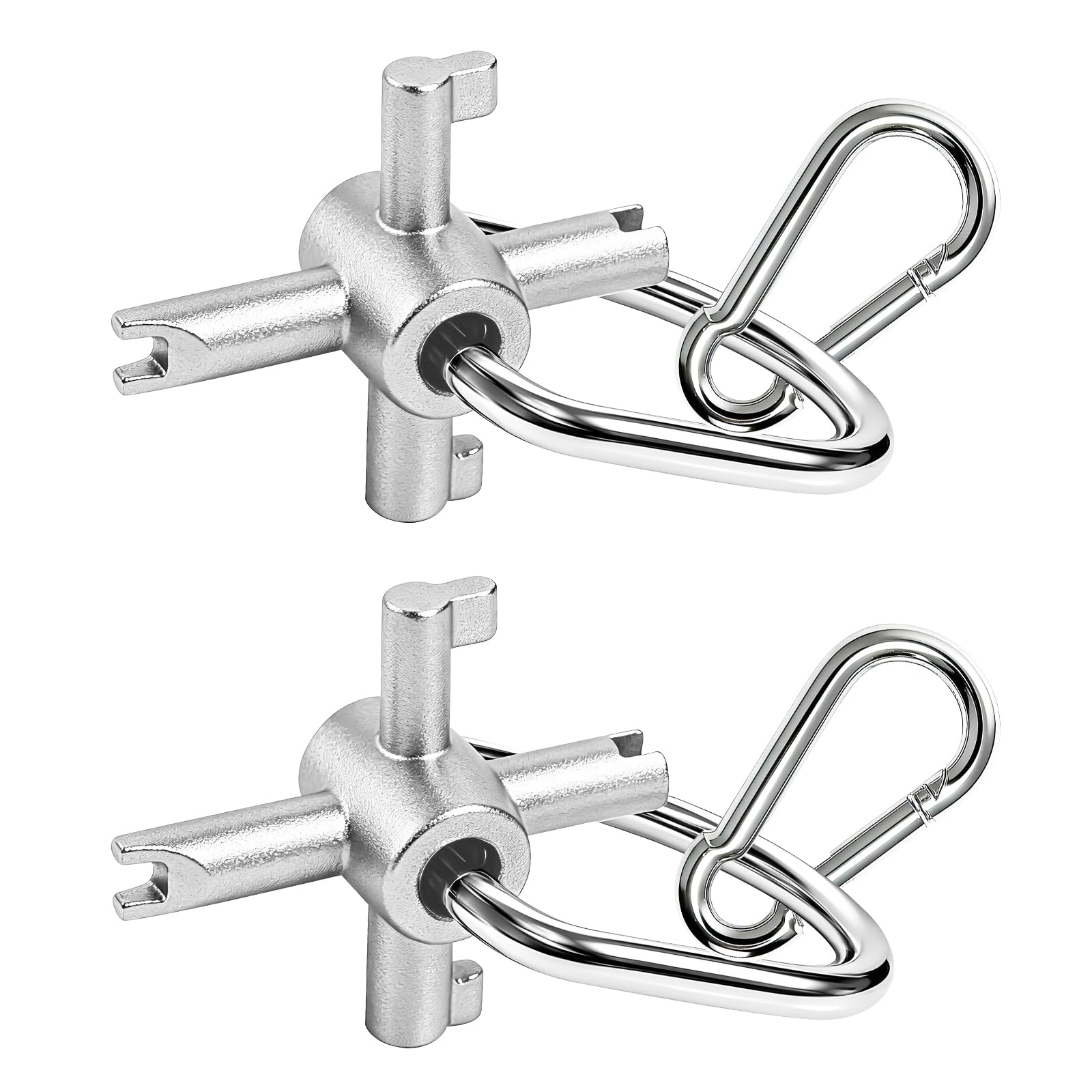 yernoiy front view of locking cap key showing compact design and quick access benefit